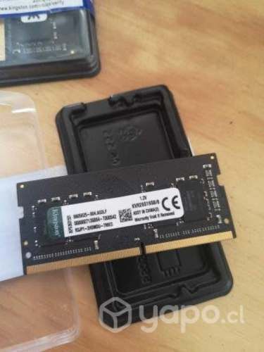 2 Memoria RAM Kingston 8gb nueva