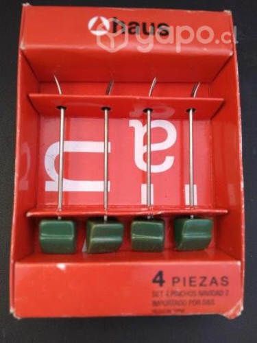 Set pinchos navideños