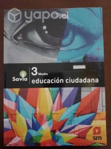 Libro Educación Ciudadana 3ro medio sm, savia