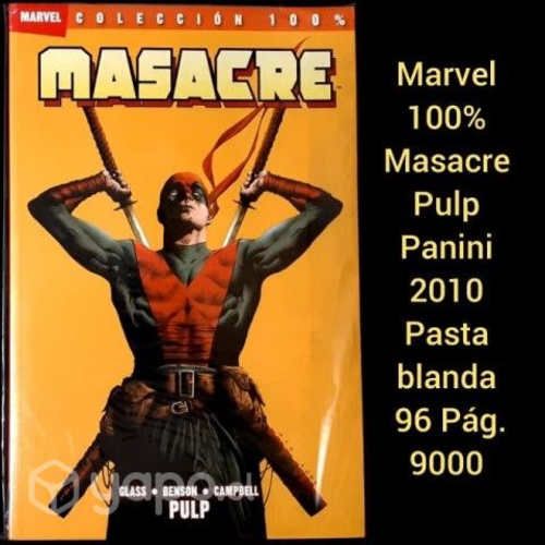 Panini Marvel 100% Masacre Deadpool - Pulp