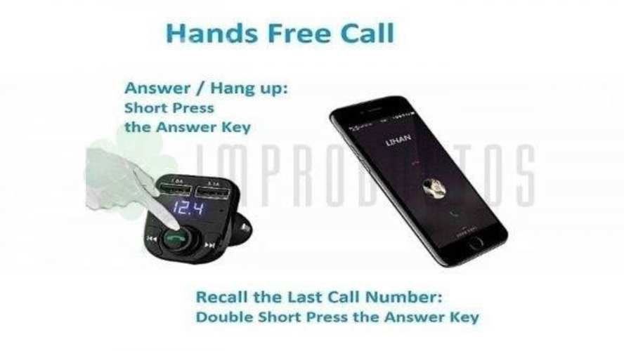 Receptor Bluetooth Autos Transmisor Fm Mp3