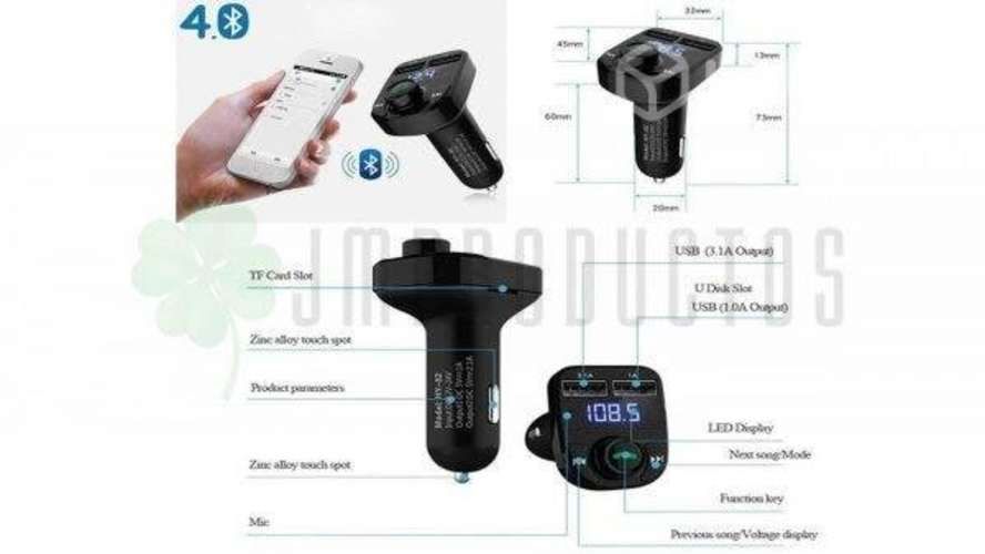 Receptor Bluetooth Autos Transmisor Fm Mp3