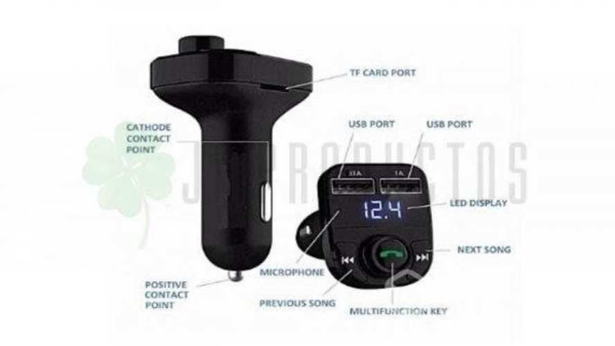 Receptor Bluetooth Autos Transmisor Fm Mp3