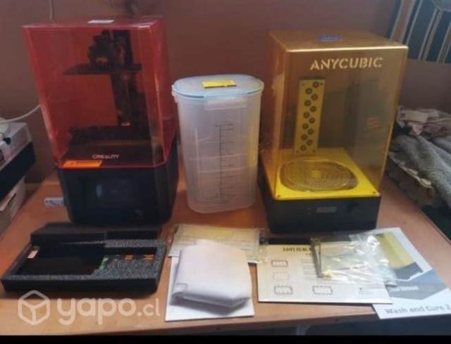 Impresora de resina 3d +wash and cure maquina