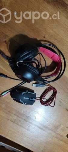 Audifonos y mouse Gamer
