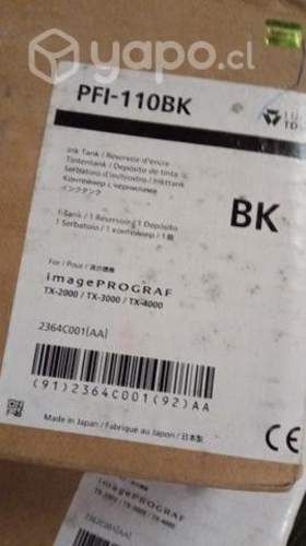 Tinta Canon pfi 110bk black original de 160ml