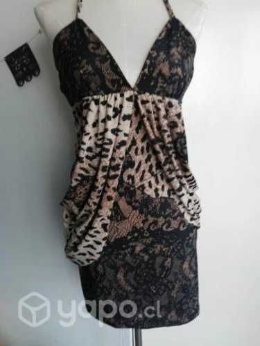 Vestido animal print