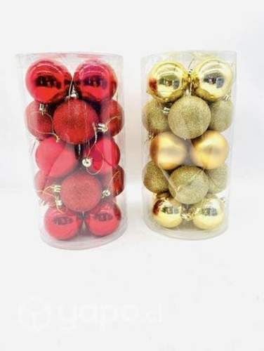 Hermosas pelotas de navidad