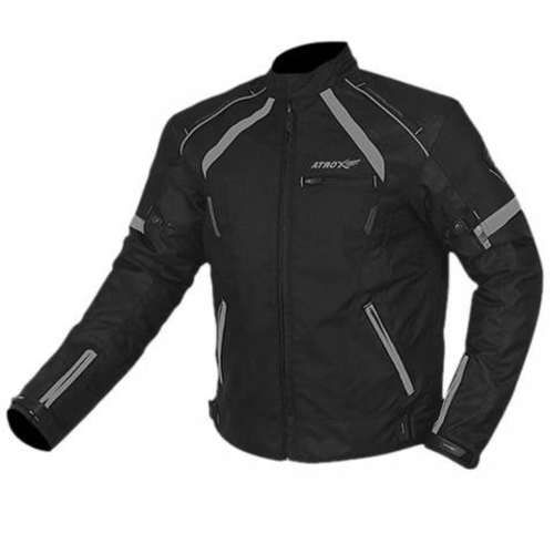 Chaqueta Moto Hombre Atrox 2129 Negra Gris