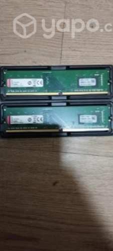 RAM Kingston 8 GB (2x4) DDR4 DIMM 2400 MHZ