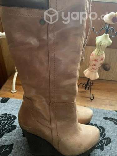 Bota exótica 36 camel