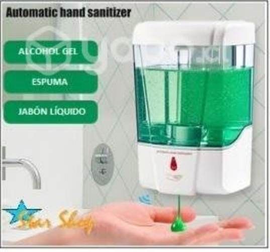 DISPENSADOR AUTOM. DE ALCOHOL GEL o JABÓN LÍQUIDO