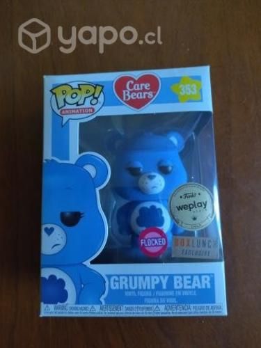 Funko Pop Care Bears 353 Grumpy Bear Flocked WEPLA