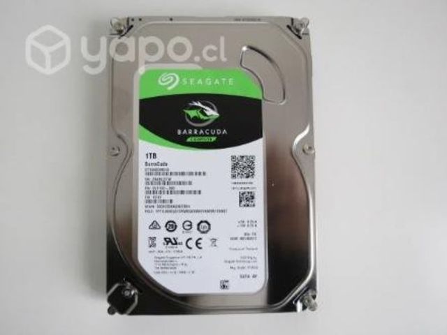 DiscoDuro Rígido Interno Seagate Barracuda 1TB