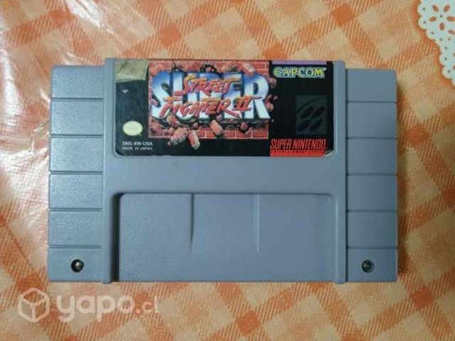 J118: juego snes super street fighter ii
