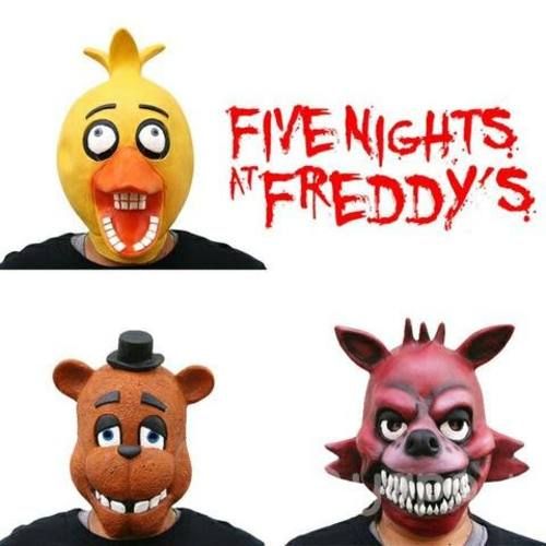 Máscaras de látex Five Night at Freedys.