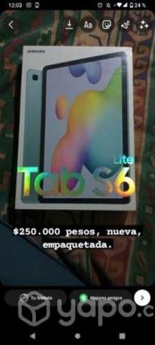 Tablet Samsung s6 Lite