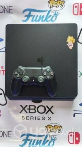 Ps4 slim 1tb con 4 juegos instalados y un control