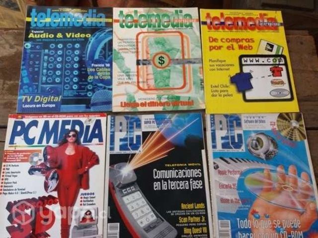 Set de revistas de Computación y Electrónica
