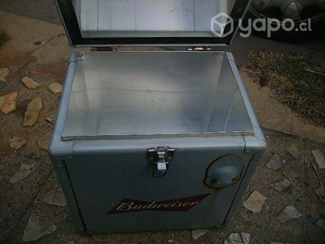 Hielera metalica " budweiser"