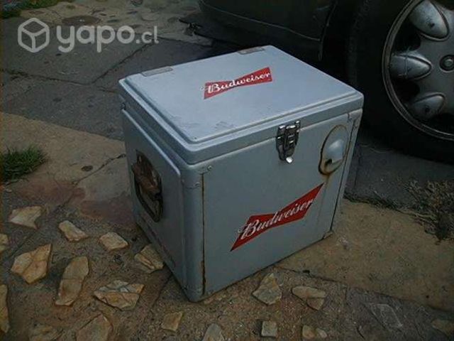 Hielera metalica &quot; budweiser&quot;