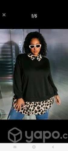 Lindo poleron dos en uno 4xl