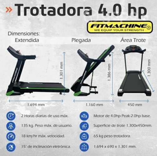 Trotadora Fitmachine Semipro