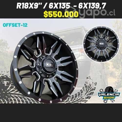 Llantas aro 8x9" / 6x135 - 6x139,7