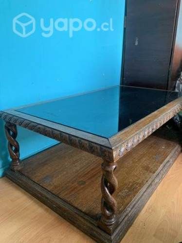 Mesa de centro rústica, detalles en las fotos