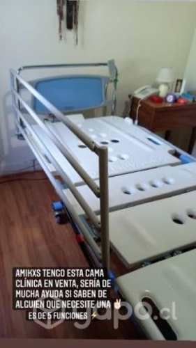 Cama clínica 5 funciones marca alamena