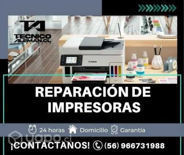 Técnico de impresora Reparación de impresora