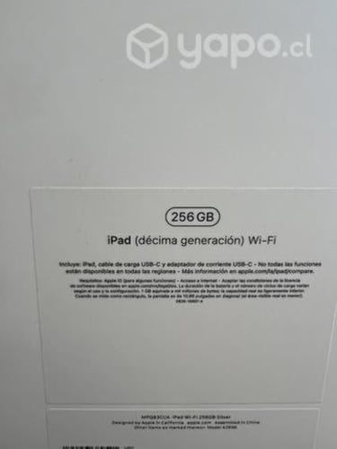 IPad décima generación nueva