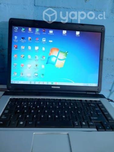 Notebook toshiba solo con cargador