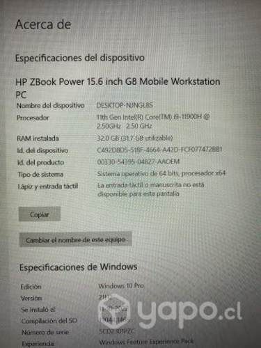 HP ZBOOK POWER 15.6 inch G8