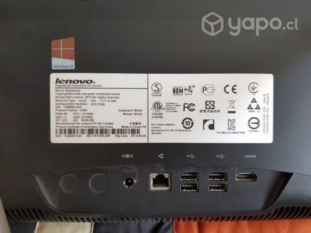 Lenovo C340 All In One