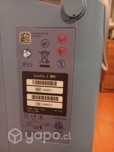 Concentrador de oxígeno estacionario