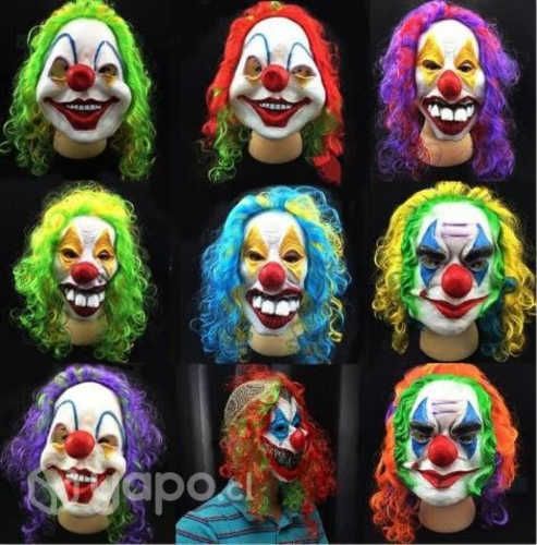 Mascara de Latex Payaso Killer Clown Halloween