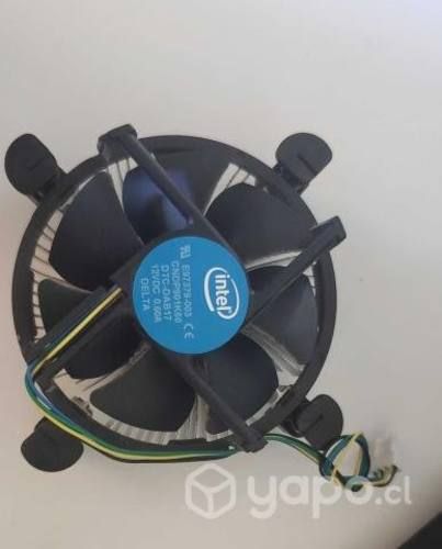 Intel I3 9100f con disipador (usado)