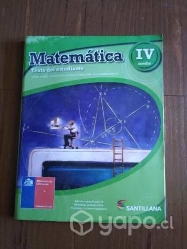 Libro de Matemáticas, 4° Medio