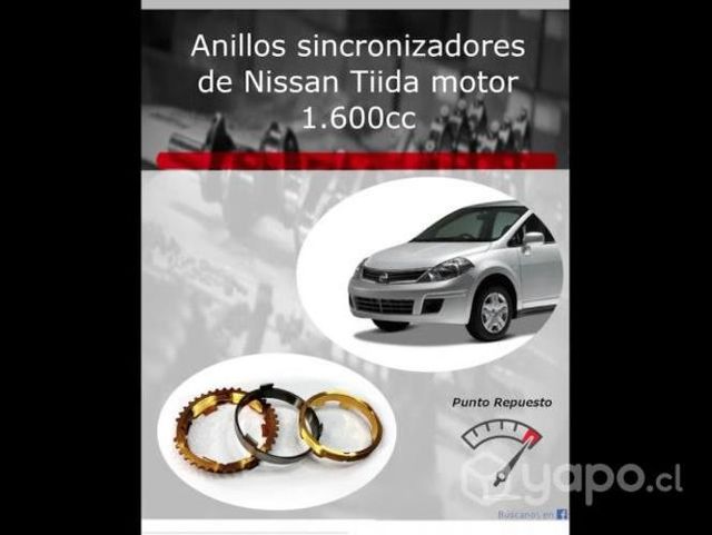Sincronizadors caja de cambios Nissan Tiida