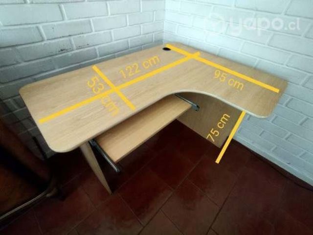 Escritorio Madera color Miel perfecto estado