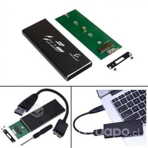 Adaptador Case Cofre Disco SSD NGFF M.2 a Usb 3.0