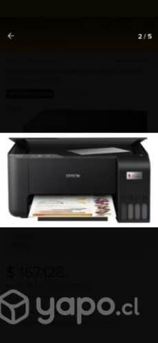 Impresora multifuncional Epson EcoTank L3210 negra