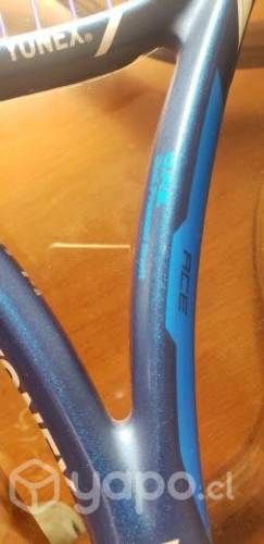 Raquet Yonex Ezone ACE 1 uso, encordado, funda, an