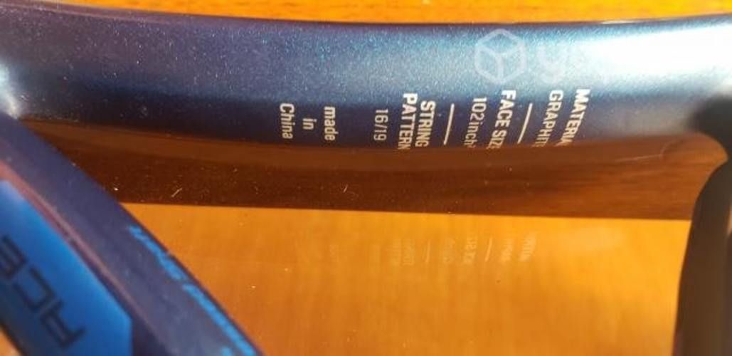 Raquet Yonex Ezone ACE 1 uso, encordado, funda, an