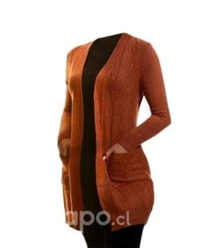 Chaleco abierto , Tapaditos Mujer hilo