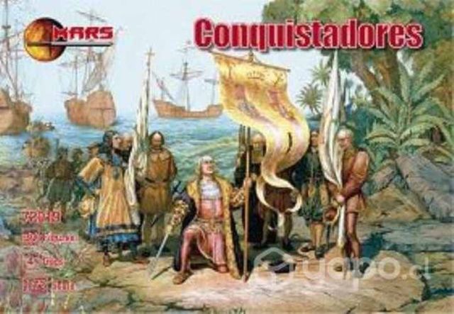 Maqueta De Conquistadores Españoles, 34 Figuras, 1