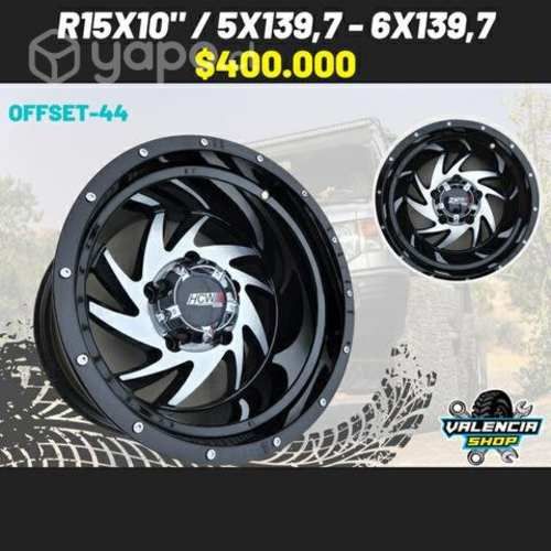 Llantas aro 15x10" / 5x139,7 - 6x139,7