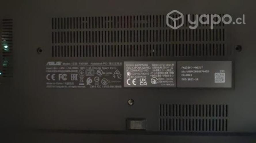 Asus tuf i7 16 gb 500 ssd