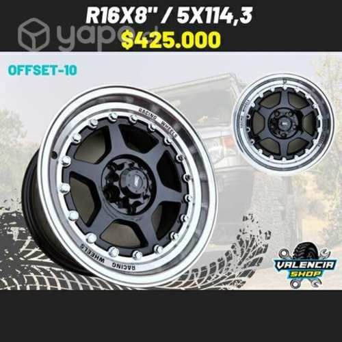 Llantas aro 16x8" / 5x114,3
